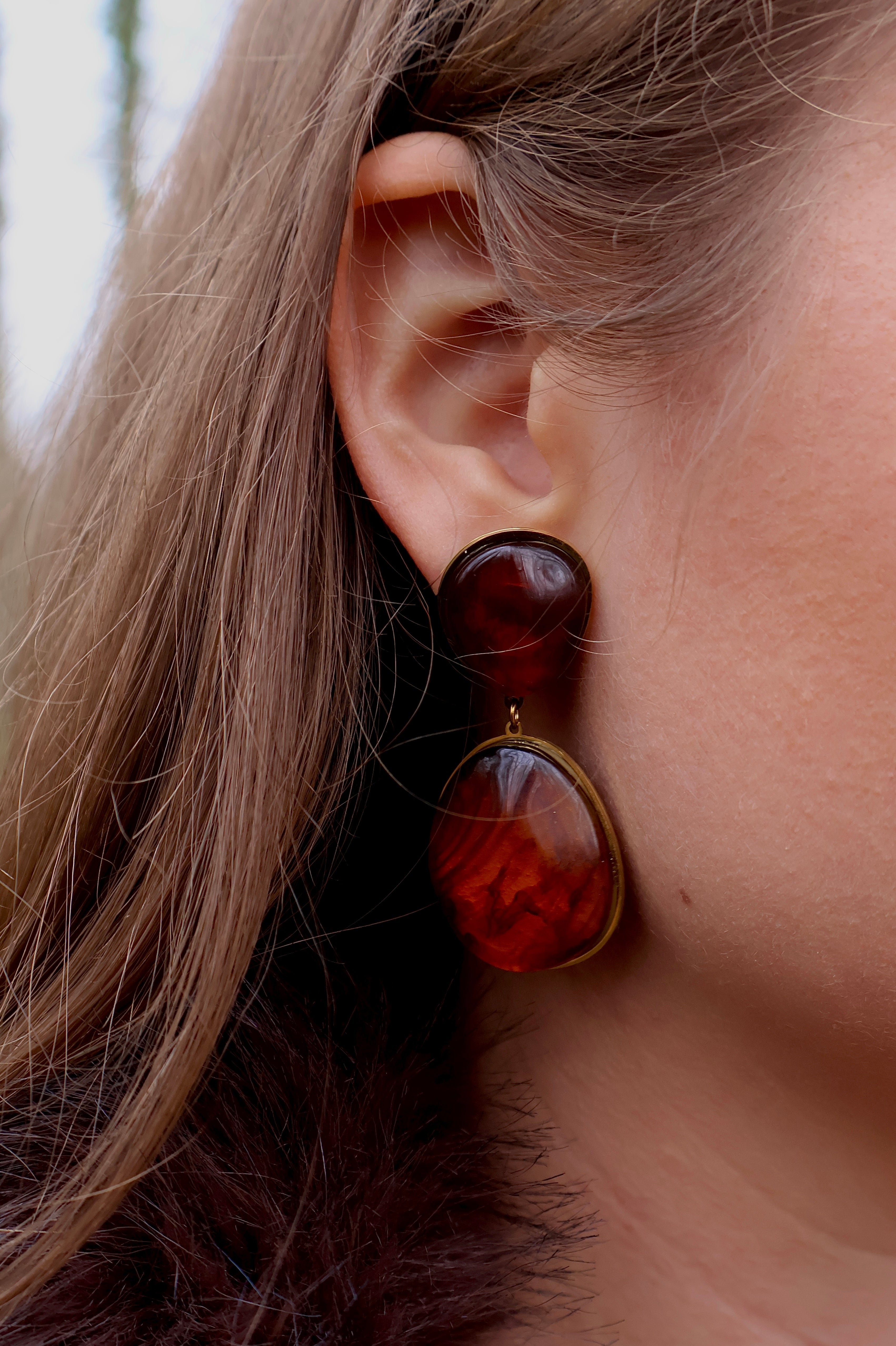 BOUCLES D'OREILLES - WOOD
